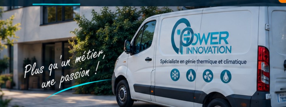 Véhicule Power Innovation devant une habitation